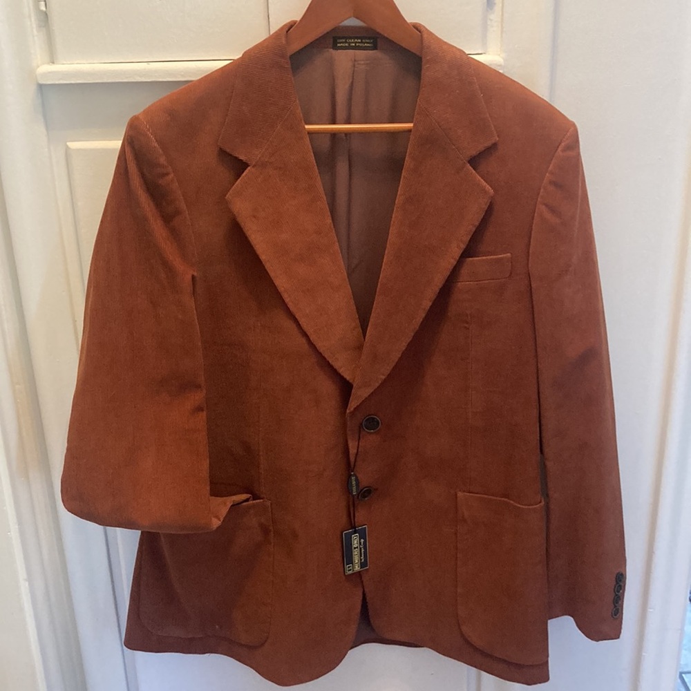 VINTAGE Members Only Corduroy Blazer Size 46R